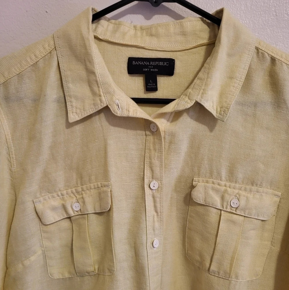 Banana Republic Women's Blouse 'Soft Wash' (Size L) - Picture 5 of 7